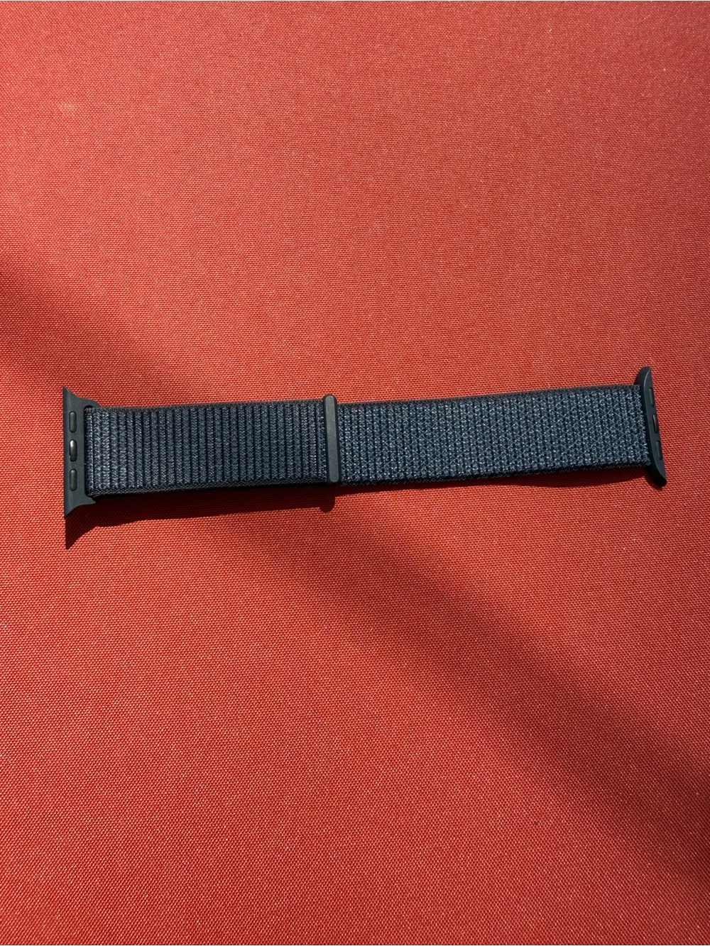 Apple Navy Nylon Loop Watch Band